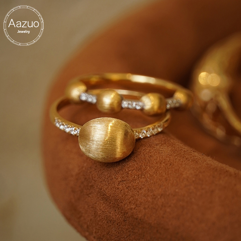 Vintage Fashion Rings - Aazuo 패션 빈티지 쥬얼리 리얼 18K