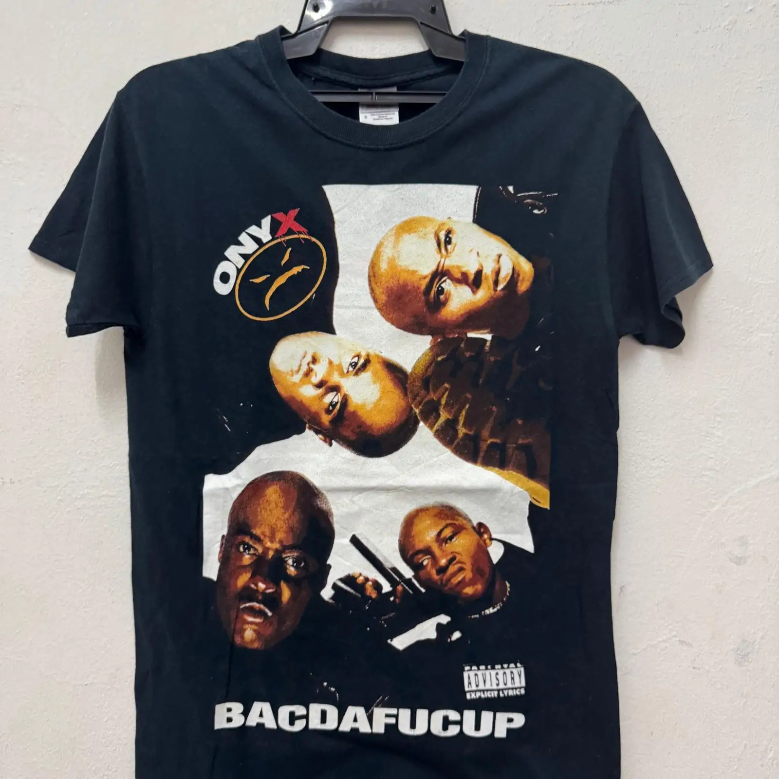 Band Tee Faded 90S - 빈티지 90년대 온닉스 백다파컵 하드코어 힙합