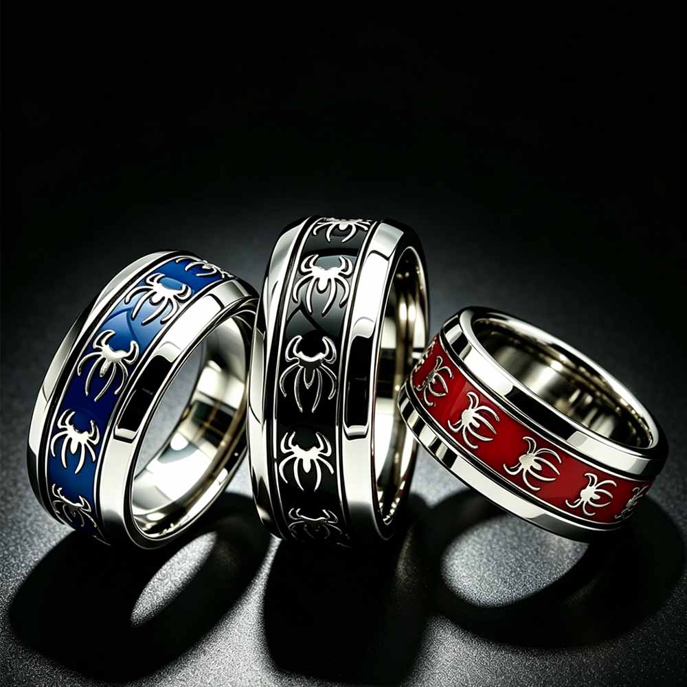 새로운 빈티지 펑크 스파이더 링 316L 스테인레스 스 - Vintage Fashion Rings 리뷰 및 가격
