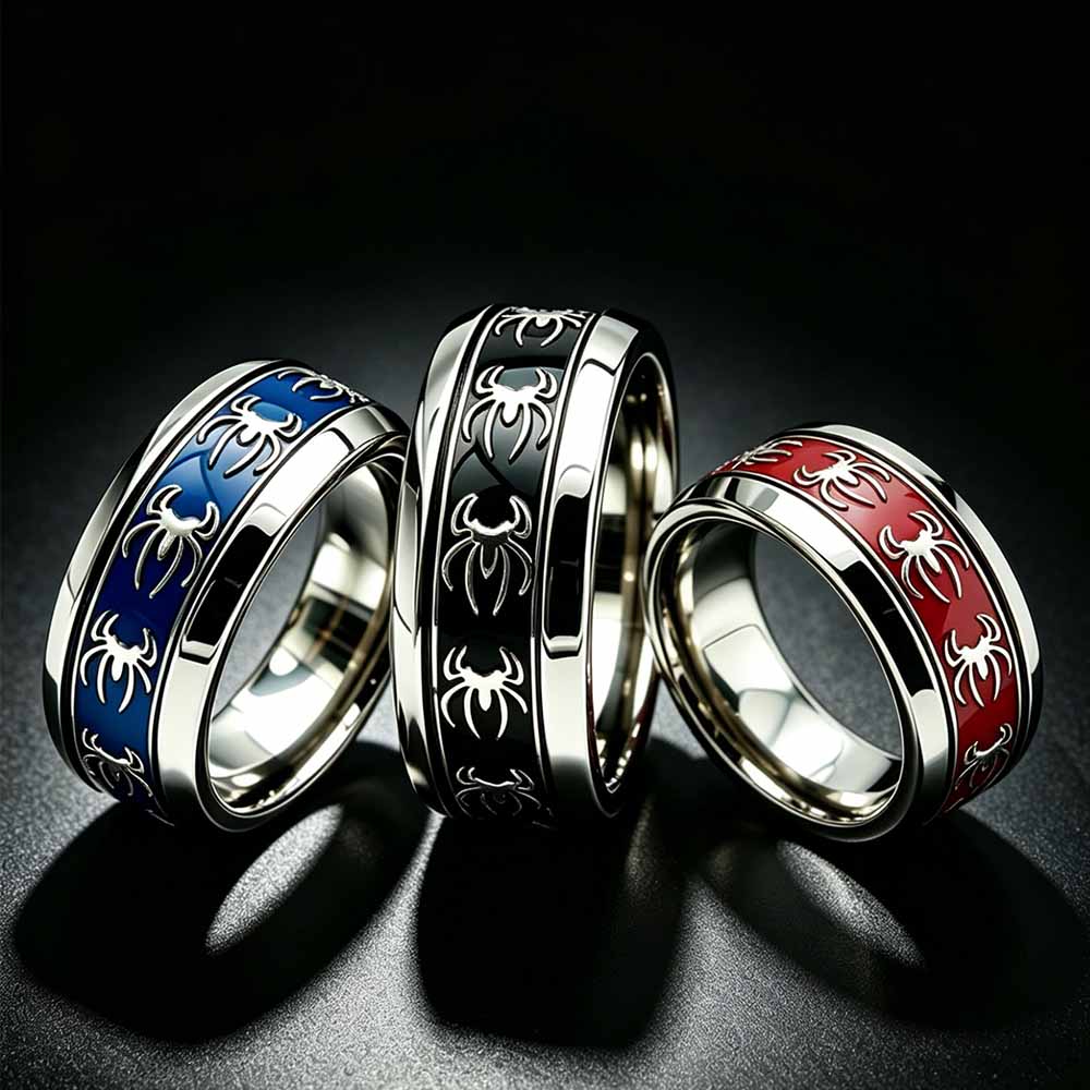 새로운 빈티지 펑크 스파이더 링 316L 스테인레스 스 - Vintage Fashion Rings 리뷰 및 가격