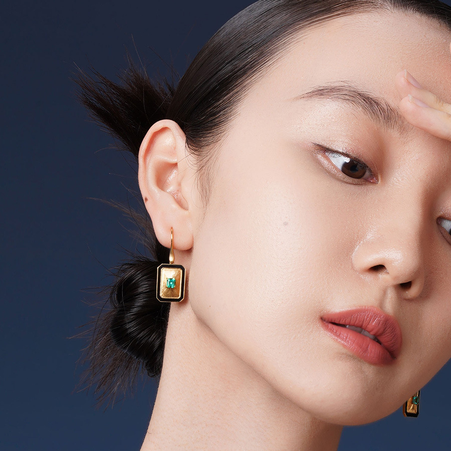 젊은 여성들을 위한 빈티지 럭셔리 그린 사파이어 반지, - Vintage Fashion Rings 리뷰 및 가격