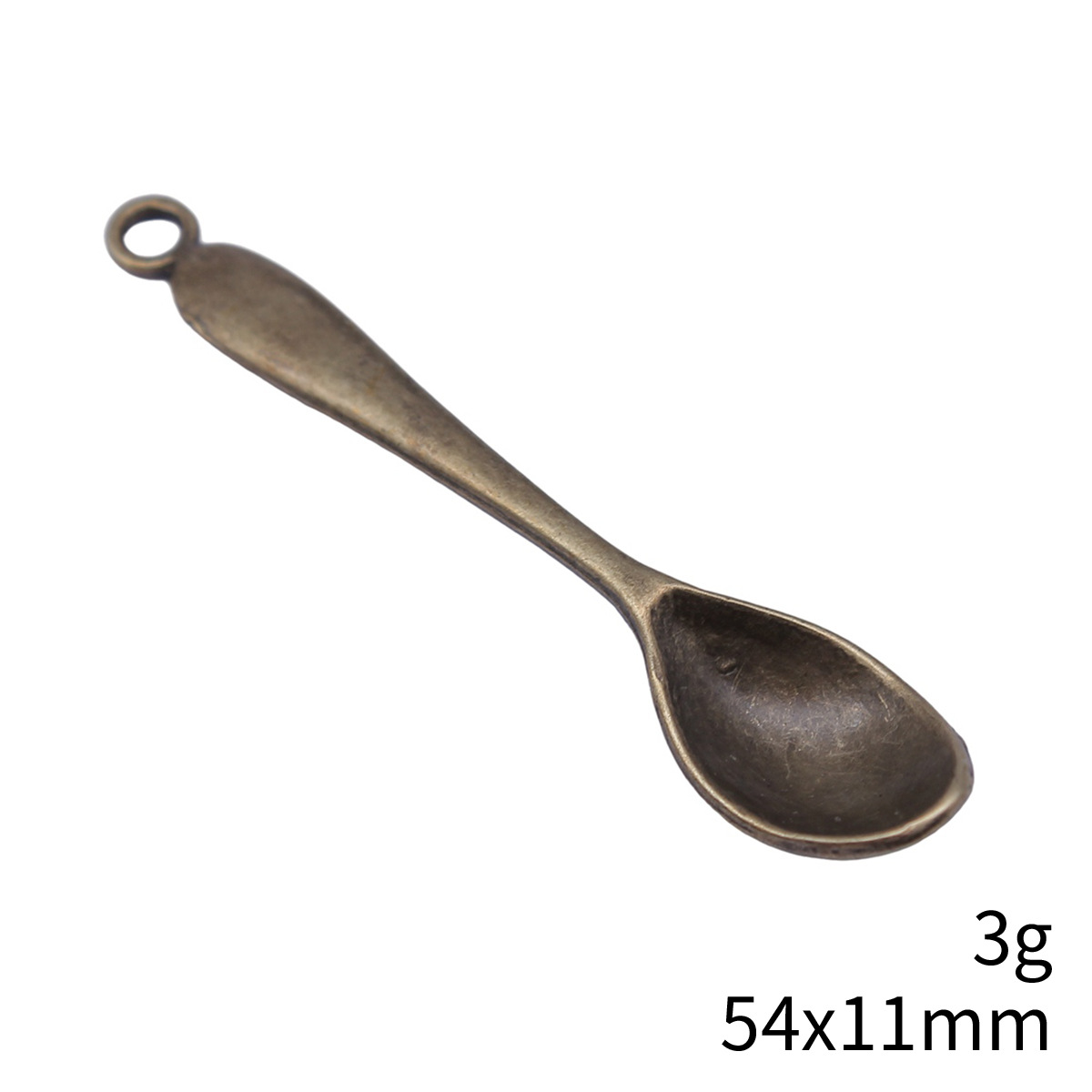 10pcs 54x11mm 5 색 스푼 참 테이블 스푼  - Vintage Fashion Theme 리뷰 및 가격