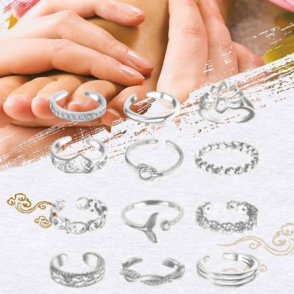 합금 비치 발가락 액세서리 연꽃 패션 쥬얼리 한국 스타 - Vintage Fashion Rings 리뷰 및 가격