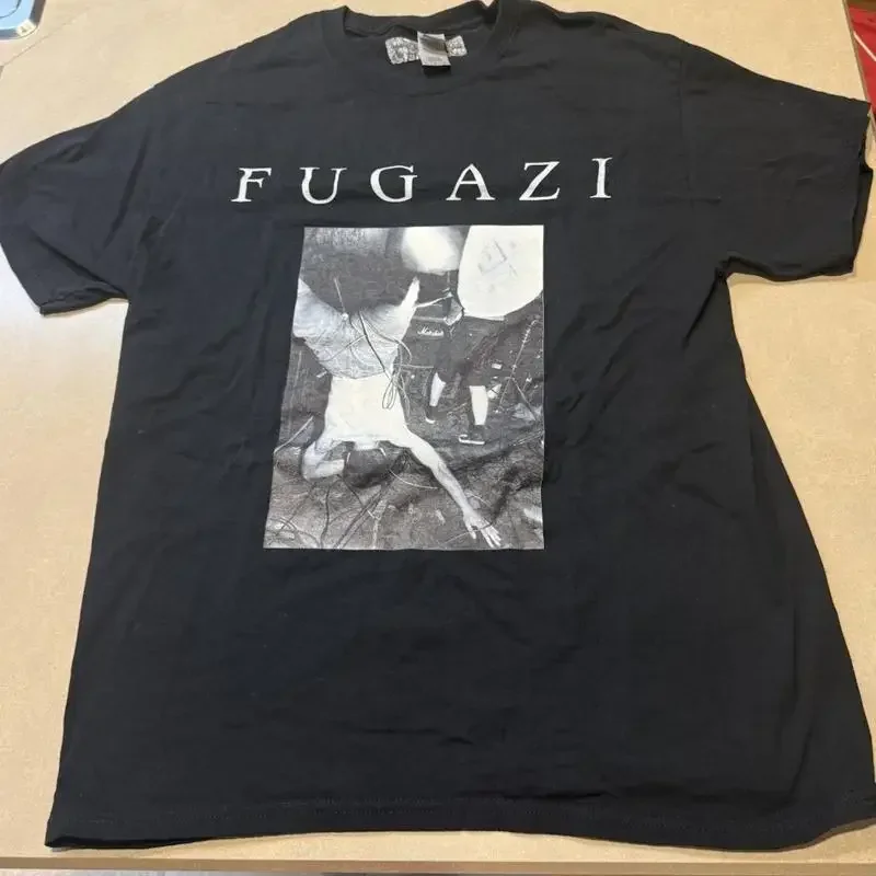 희귀한 Fugazi 빈티지 스타일 90년대 펑크 밴드  - Band Tee Faded 90S 리뷰 및 가격