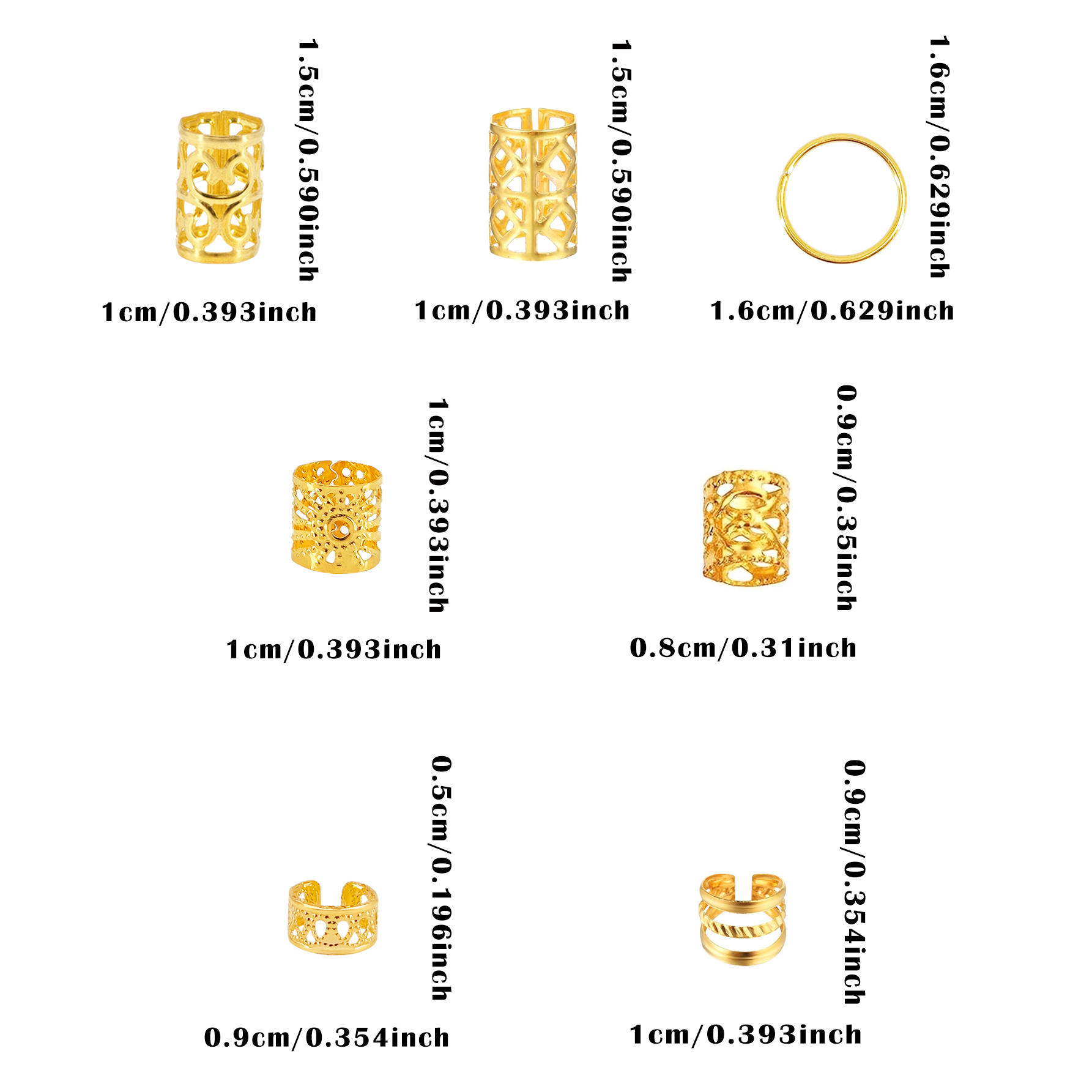 160개 보헤미안 스타일 여름 미니 드레드락 비즈 빈티 - Vintage Fashion Rings 리뷰 및 가격