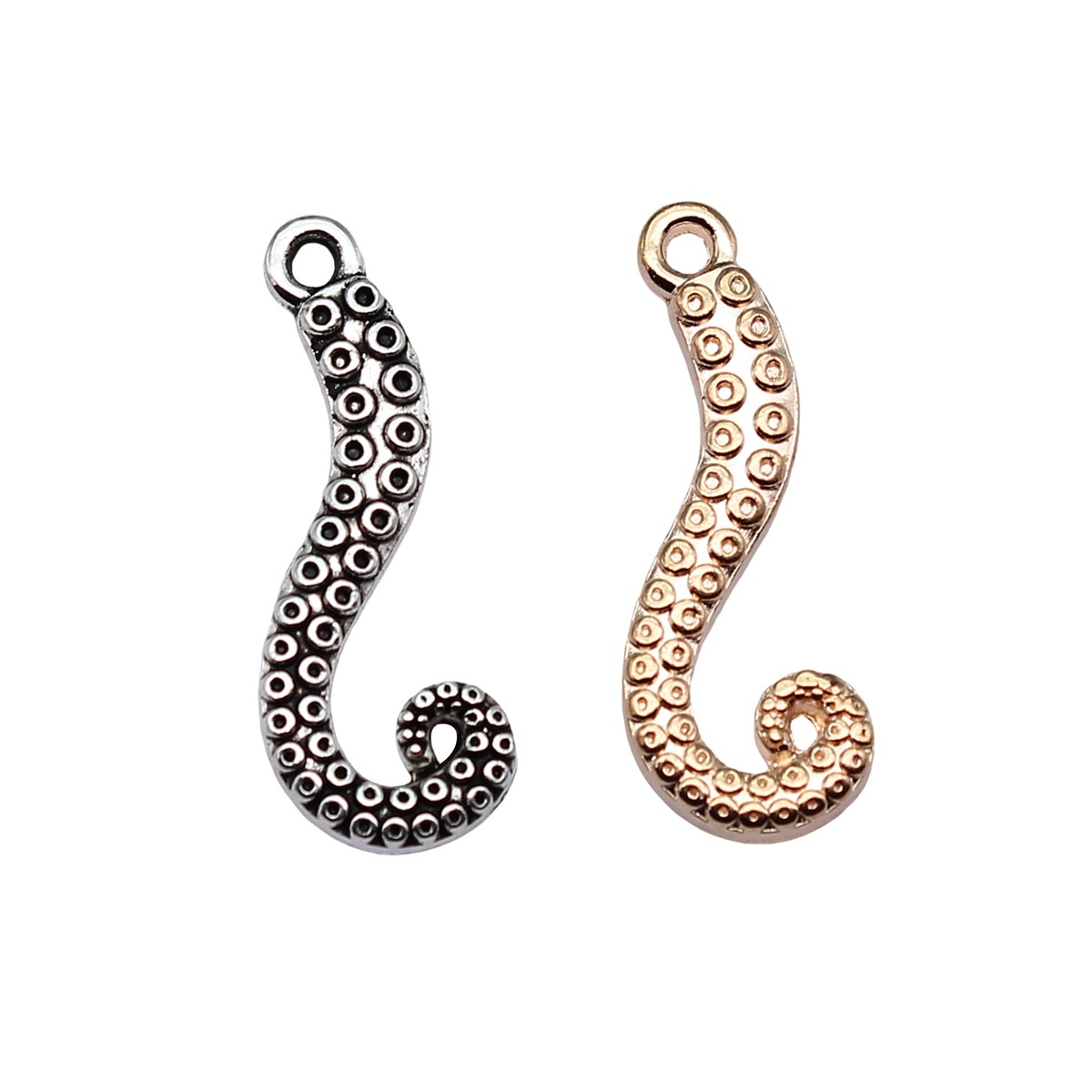 WYSIWYG 20개 26x10mm 4색 문어 다리 참 - Vintage Fashion Theme 리뷰 및 가격